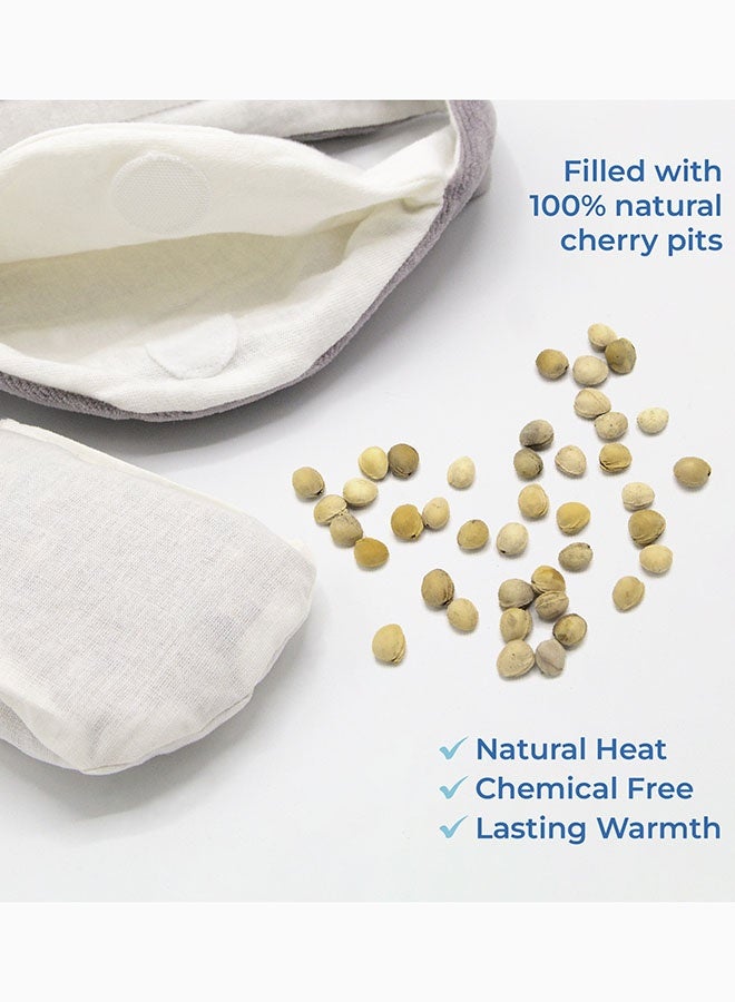 Babyjem - Baby Colic Relief Belt with Natural Cherry Seeds - Grey - Image 3